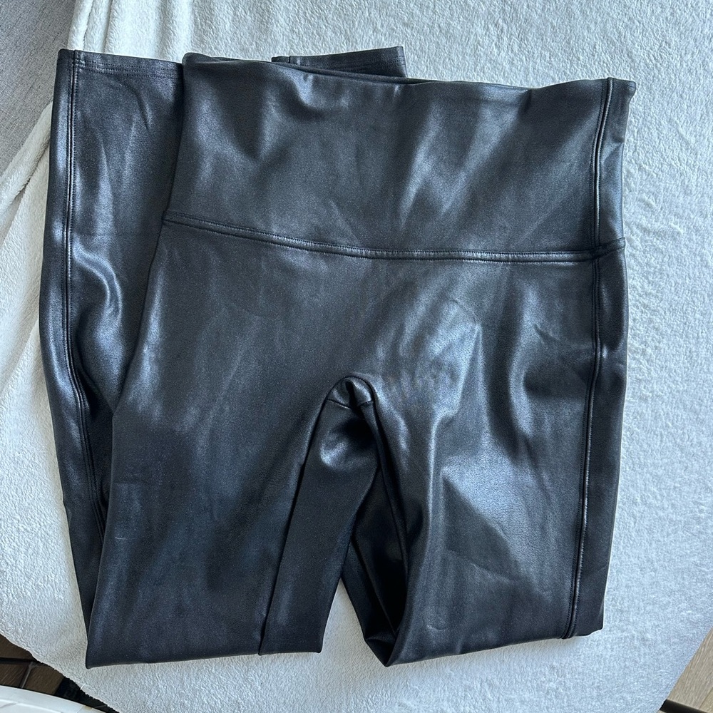 Spanx Faux Leather Leggings